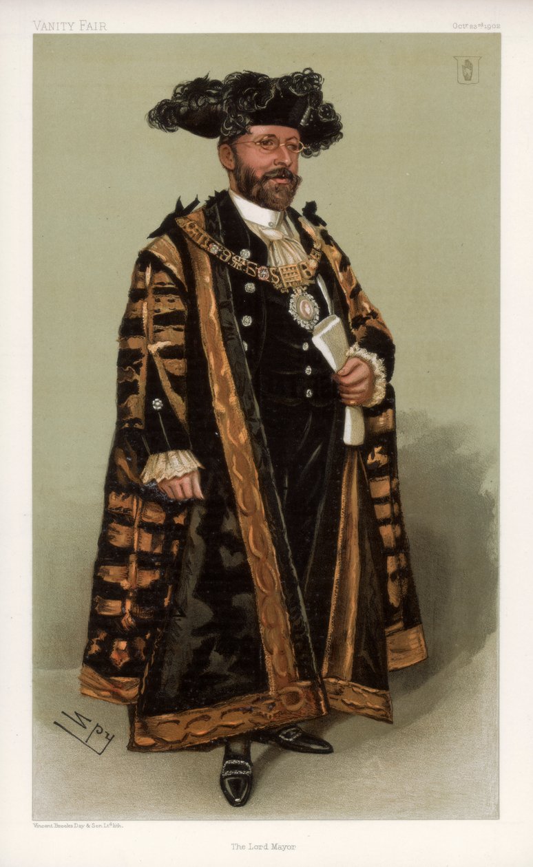 De Lord Mayor, 1902 door Leslie Matthew Ward
