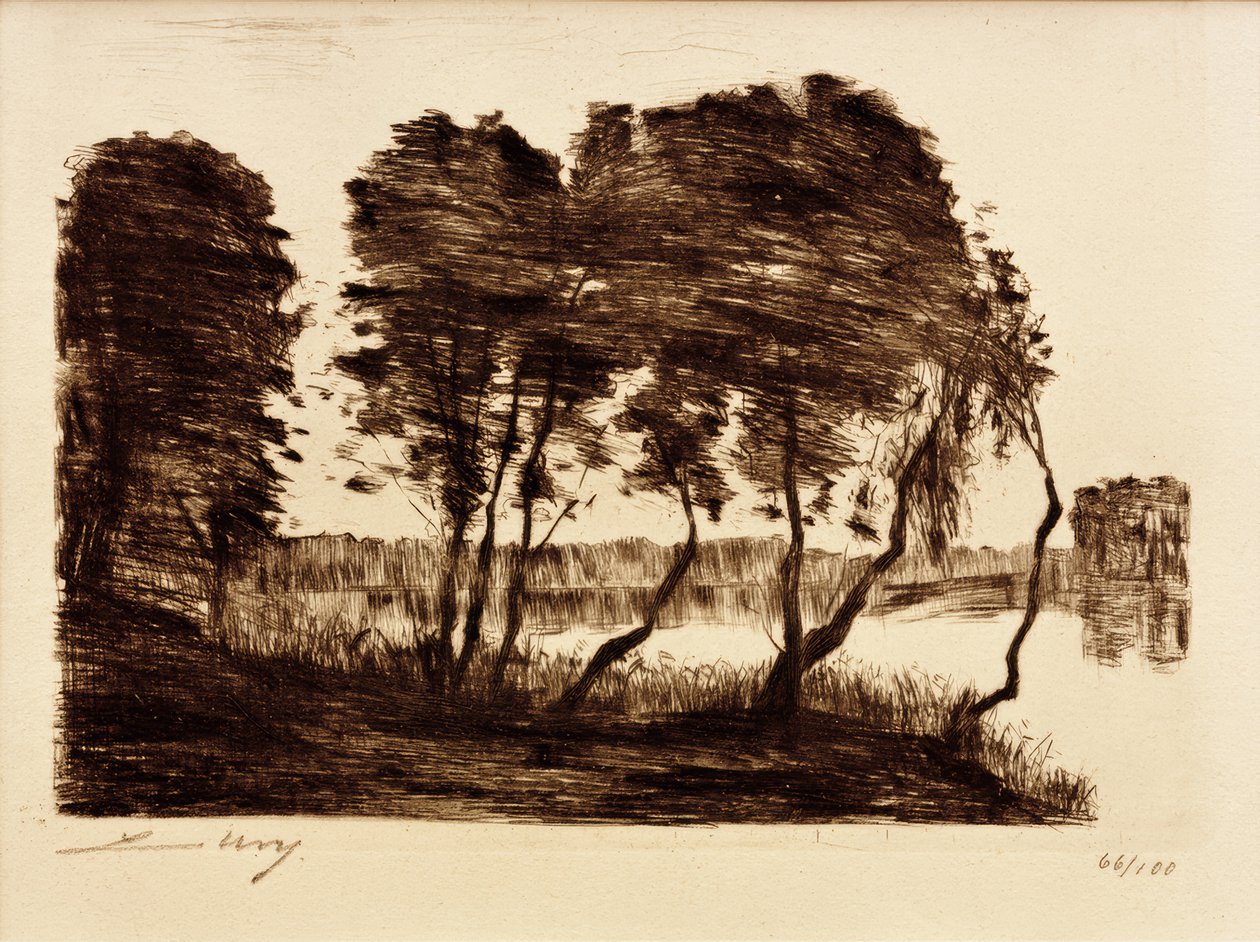 Schlachtensee I door Lesser Ury