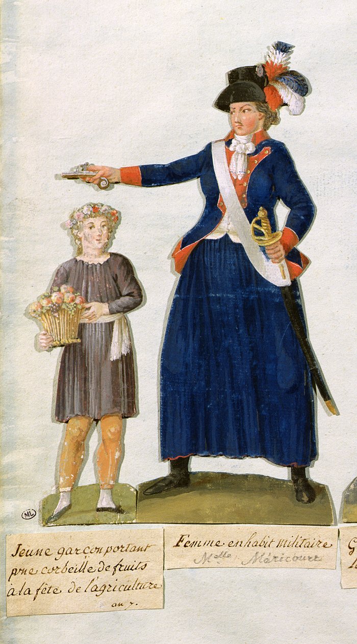 Théroigne de Méricourt (1762-1817) (detail) door Lesueur Brothers