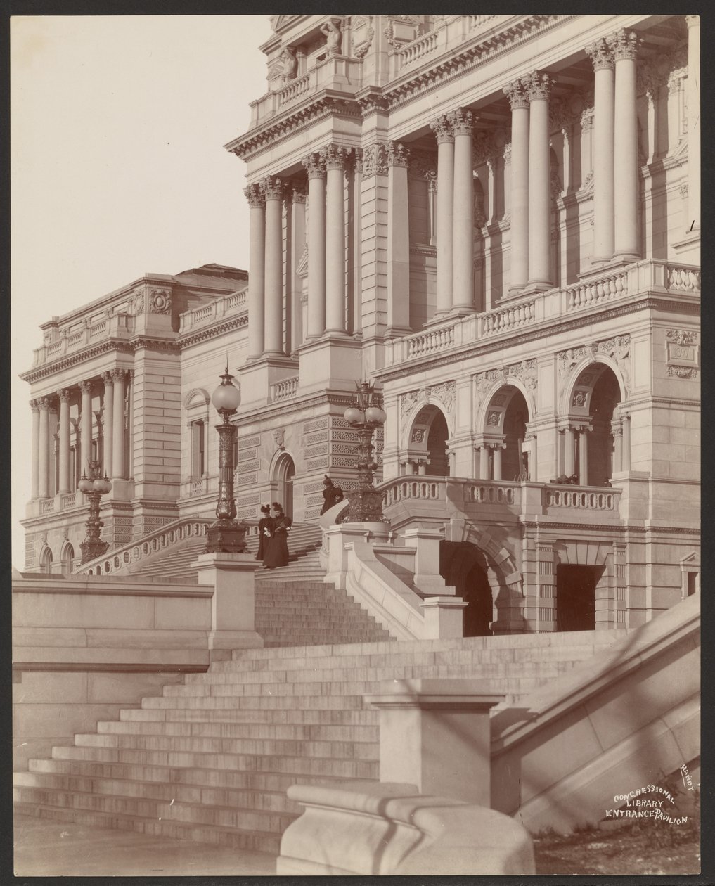 Toegangspaviljoen Congresbibliotheek door Levin C. Hardy