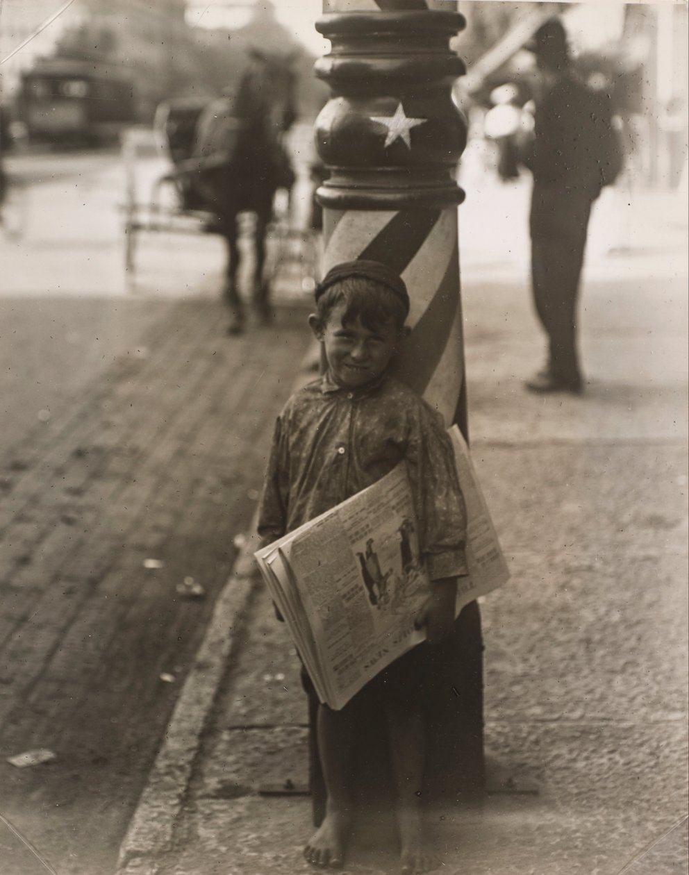 Een Kleine Scheerder, Indianapolis door Lewis Wickes Hine