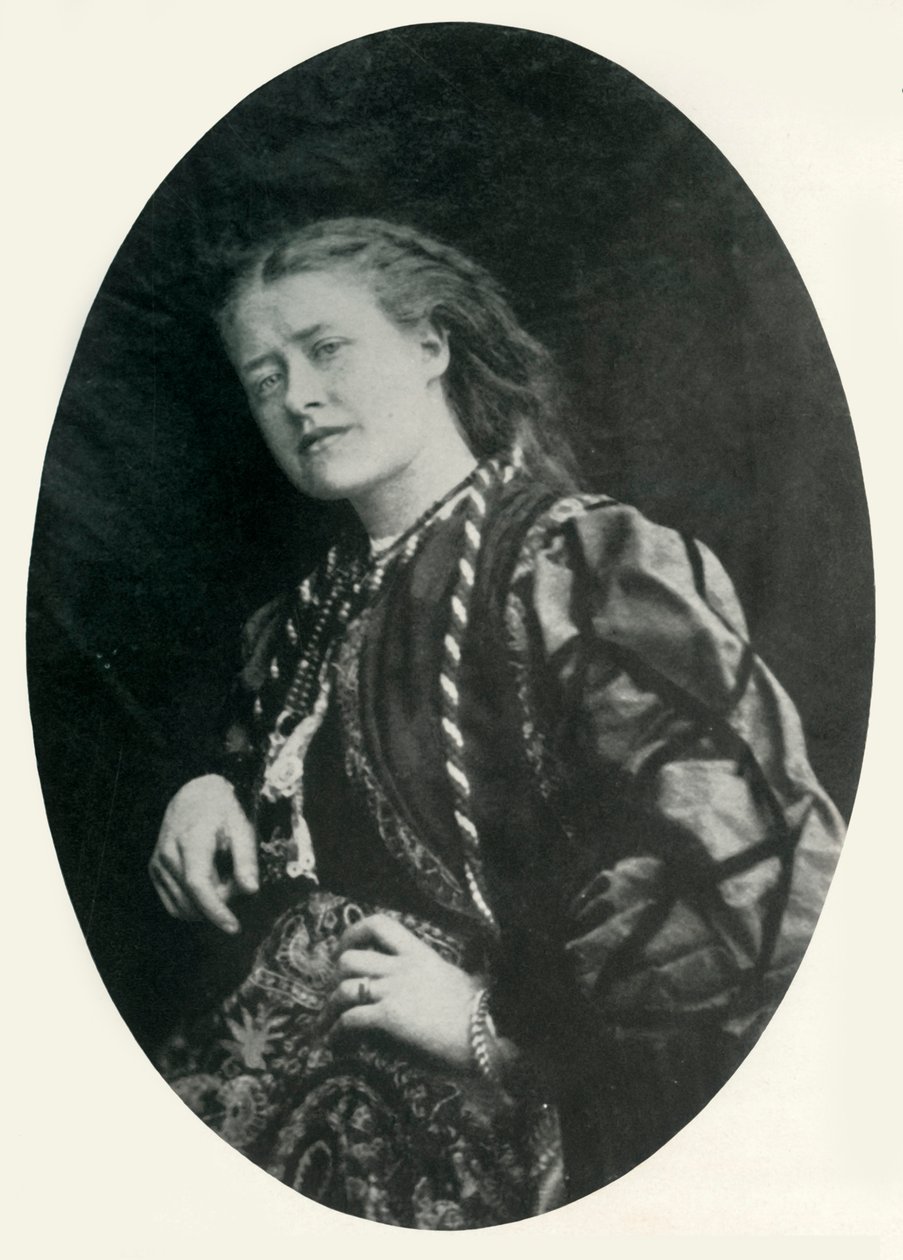Ellen Terry, c1863, 1948 door Lewis Carroll
