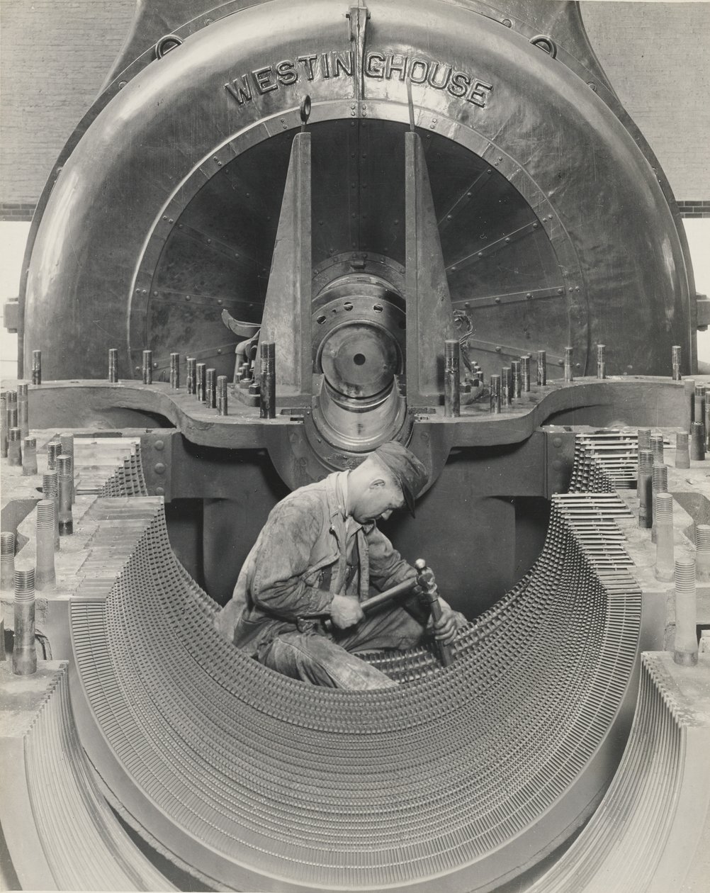 Hart van de turbine door Lewis W. Hine