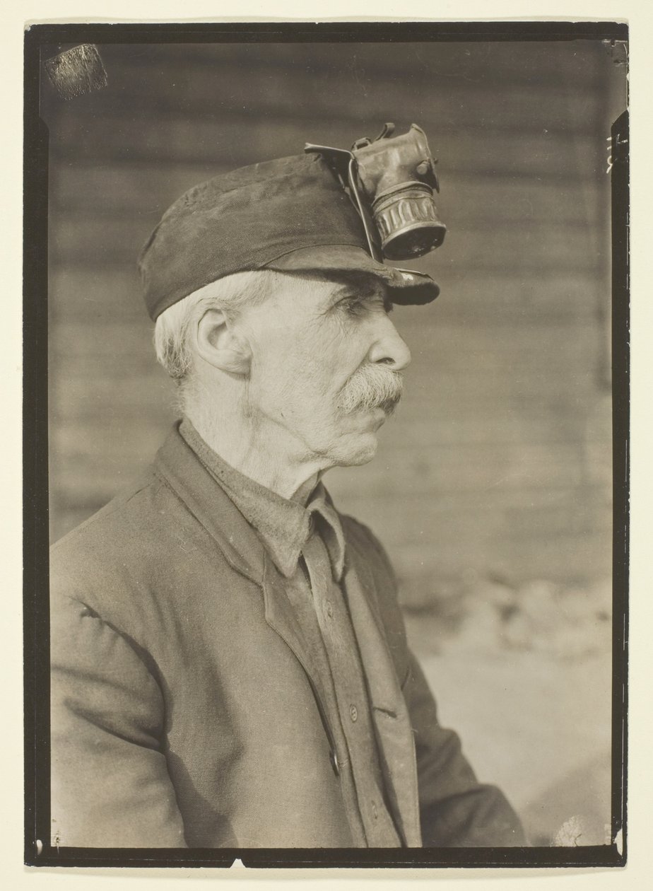 Engelse kolenmijnwerker door Lewis Wickes Hine