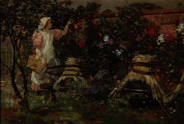 Meisje en Bijenkorven door Lexden L. Pocock