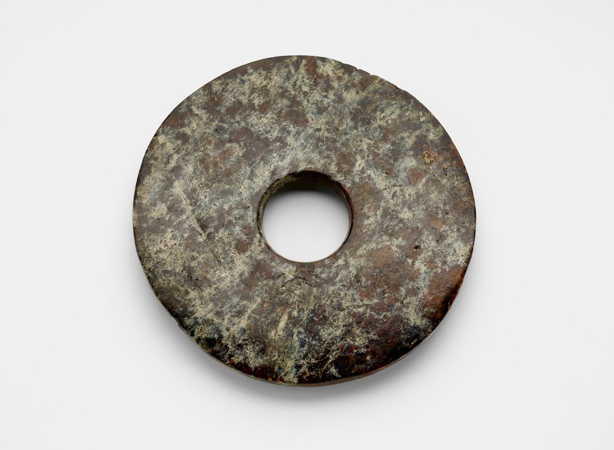 Schijf, ca. 3300-2250 v.Chr. door Liangzhu culture