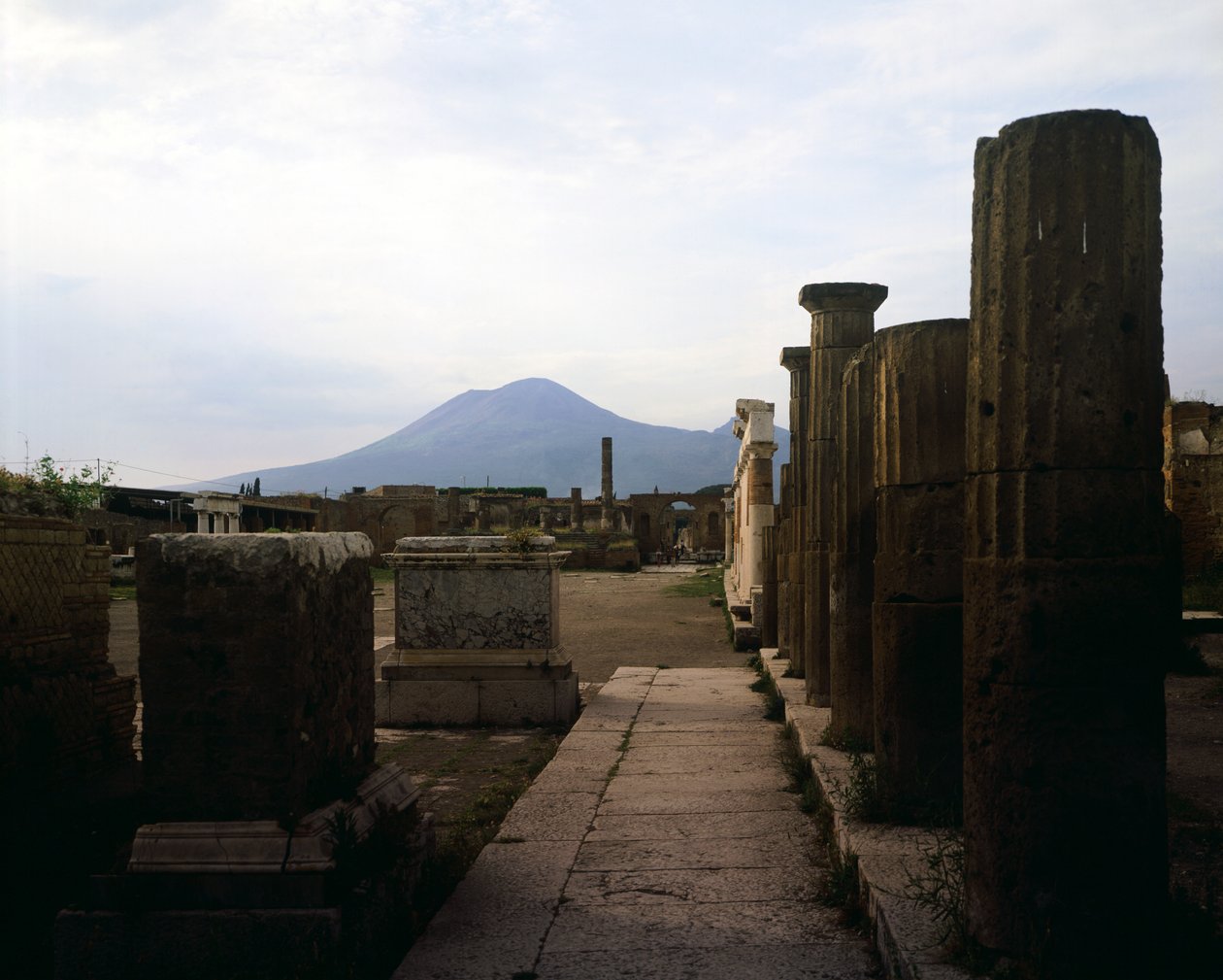 Forum van Pompeii door Unbekannt Unbekannt