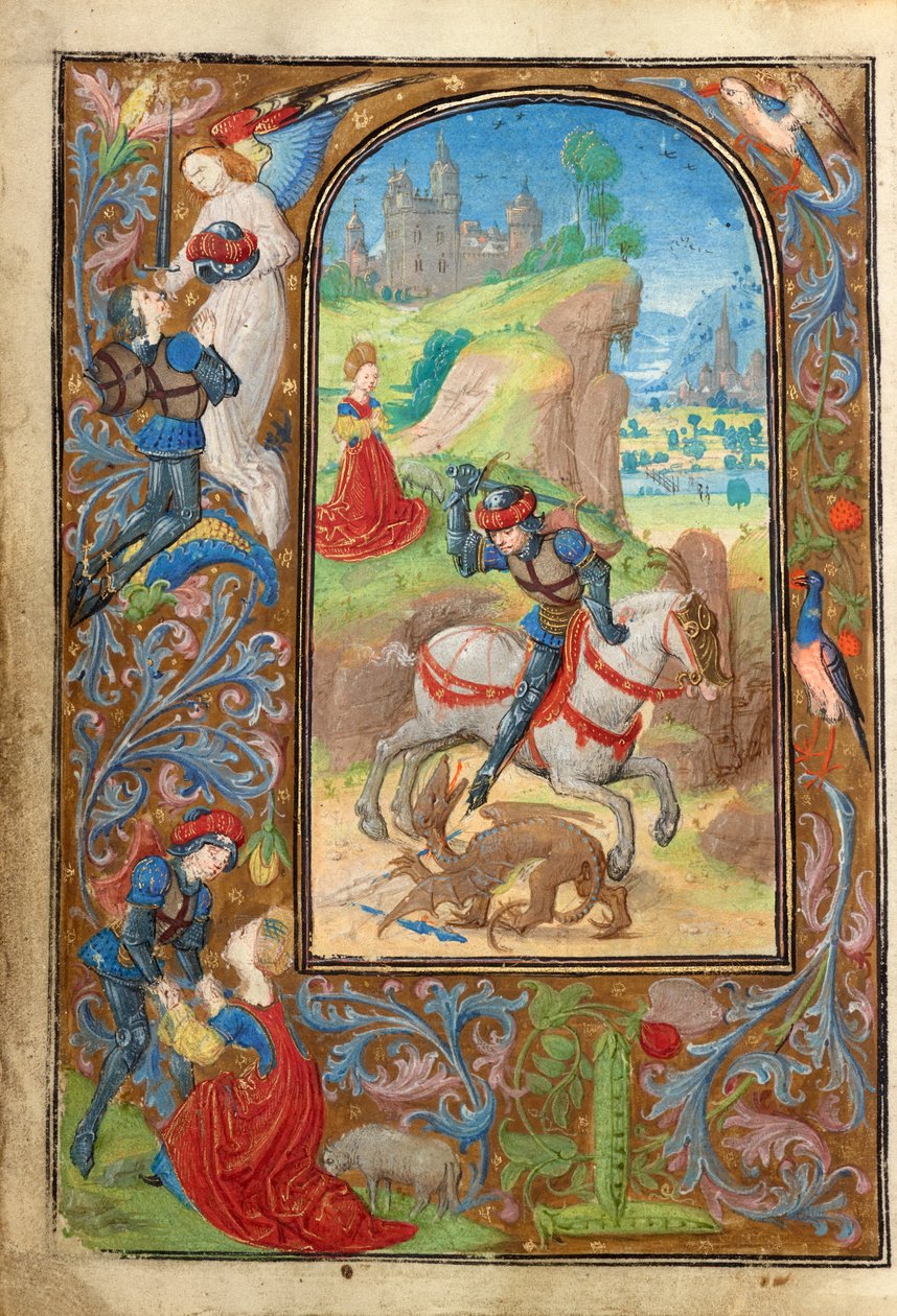 Sint Joris en de Draak door Lieven van Lathem