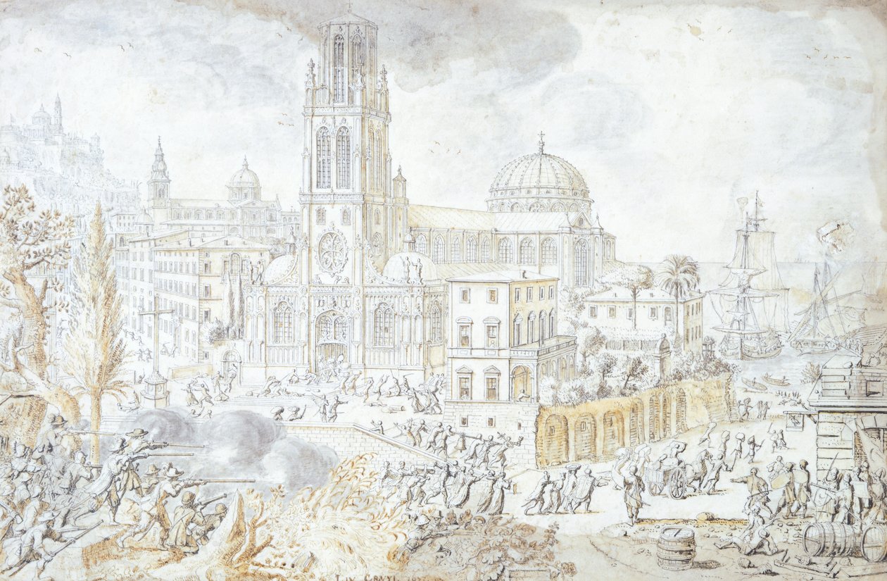 Uitzicht op Florence door Lievin Cruyl