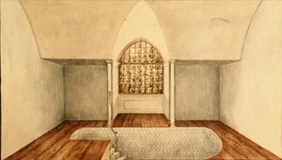 De koude badkamer in Aynhoe door Lili Cartwright