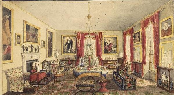 De Salon in Aynhoe door Lili Cartwright