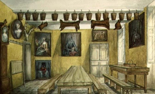 De bediendenhal in Aynhoe door Lili Cartwright
