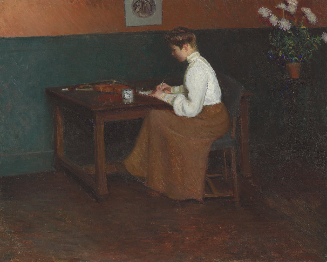 In het Atelier door Lilla Cabot Perry