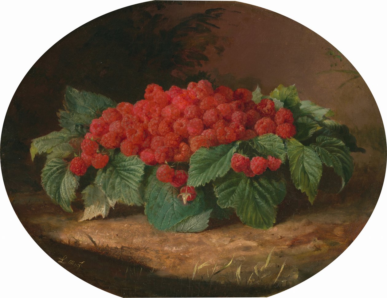 Frambozen, ca. 1859 door Lilly Martin Spencer