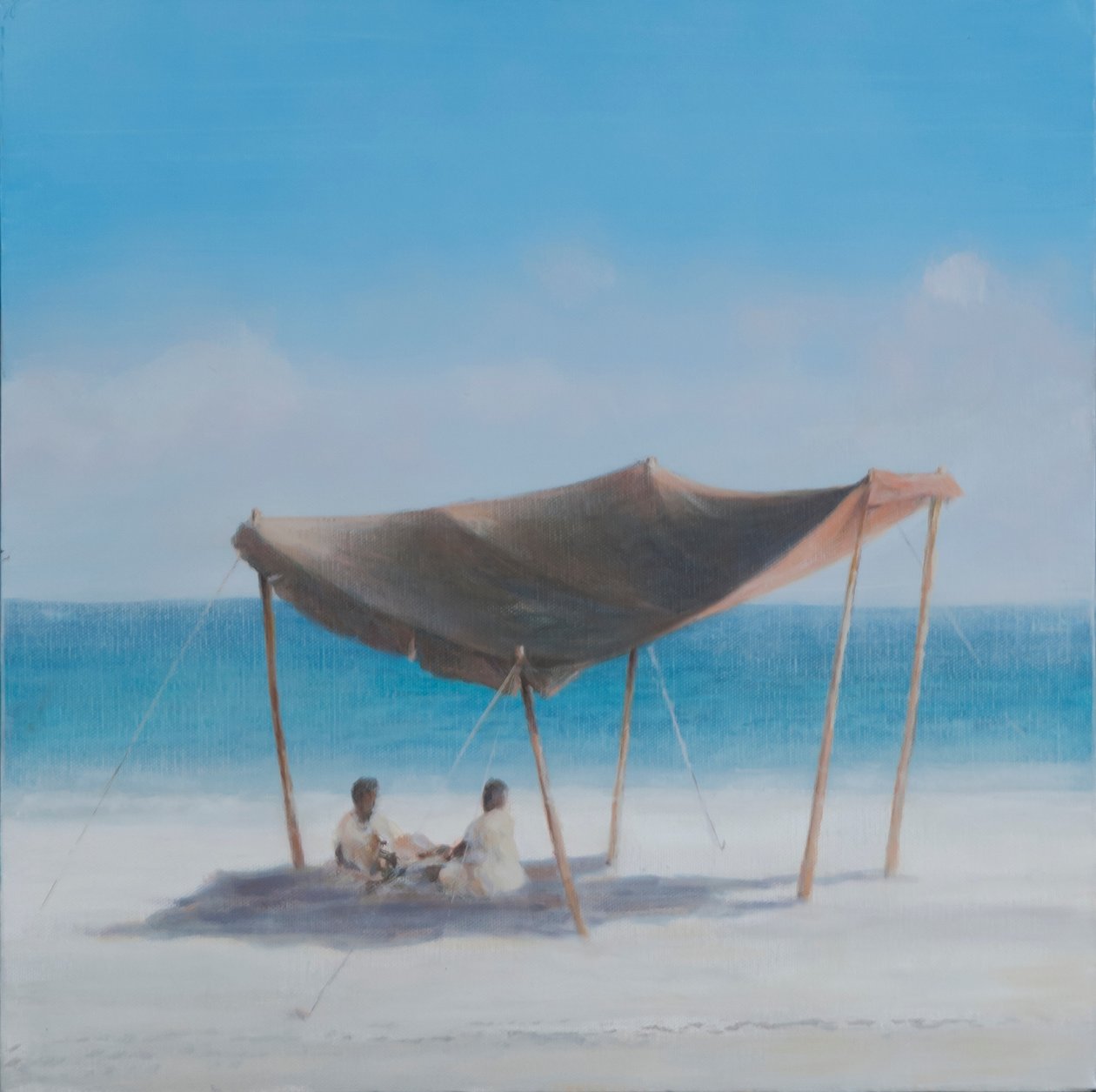 Strandtent, 2012 door Lincoln Seligman