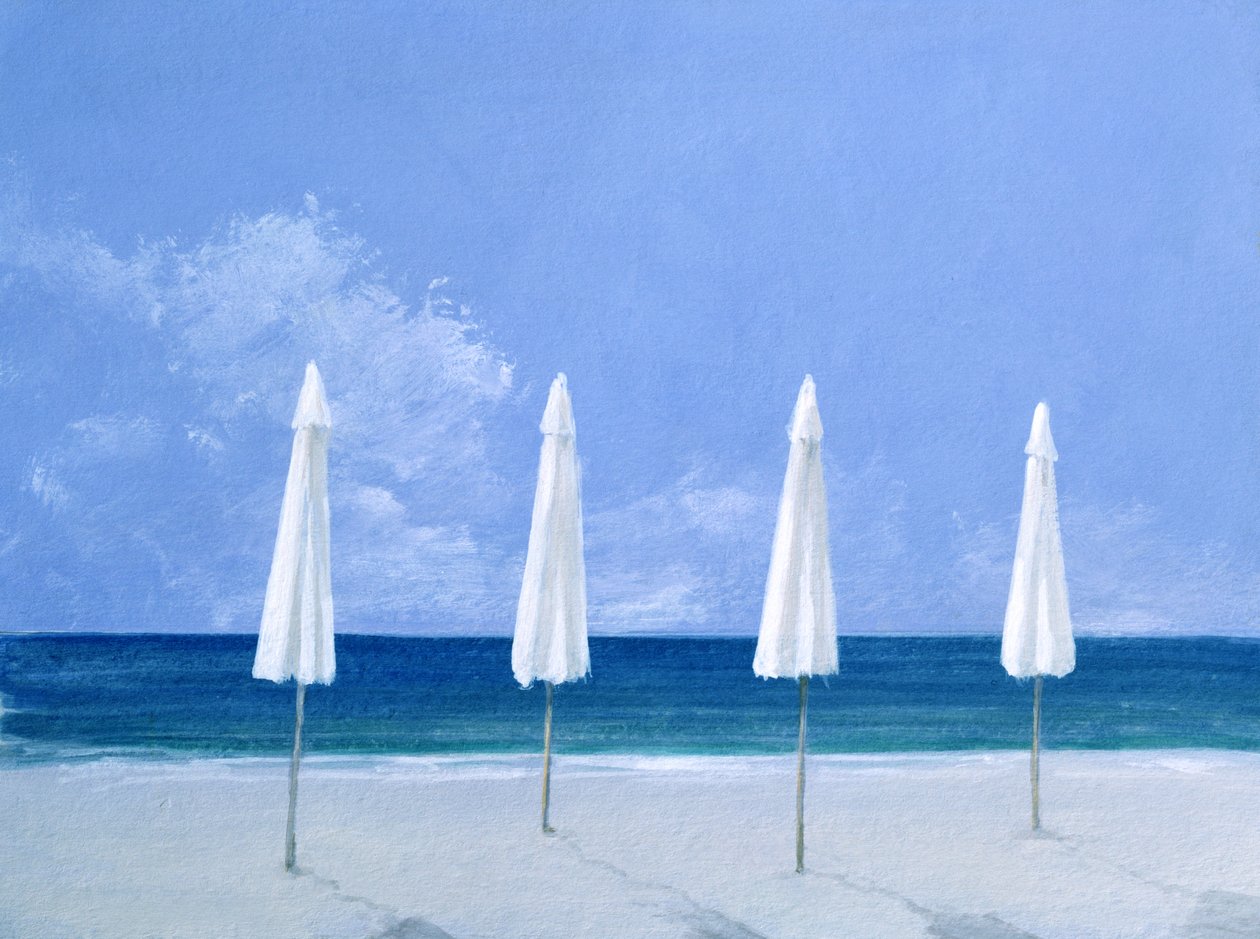 Strandparasols door Lincoln Seligman