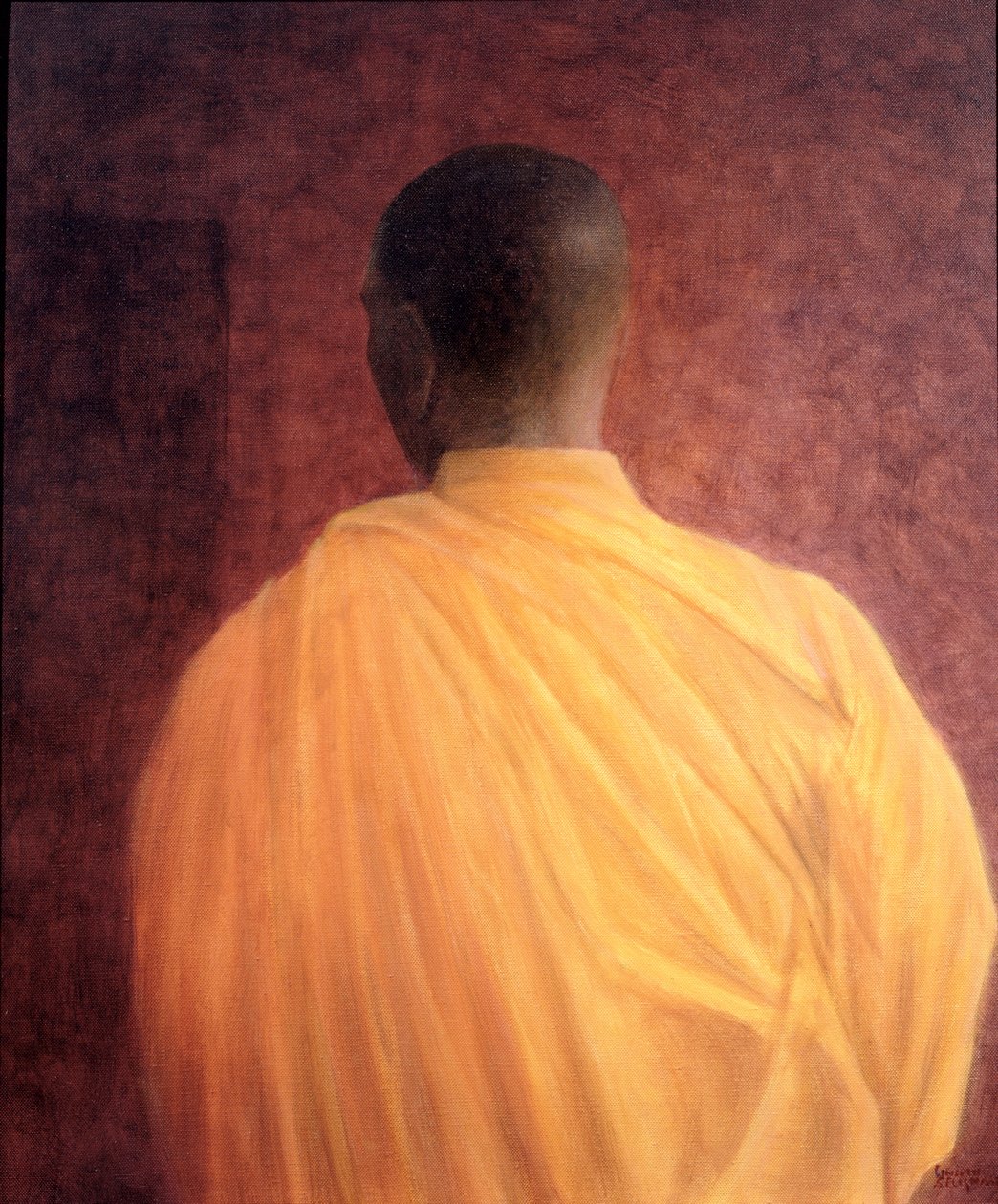 Boeddhistische monnik, 2005 door Lincoln Seligman