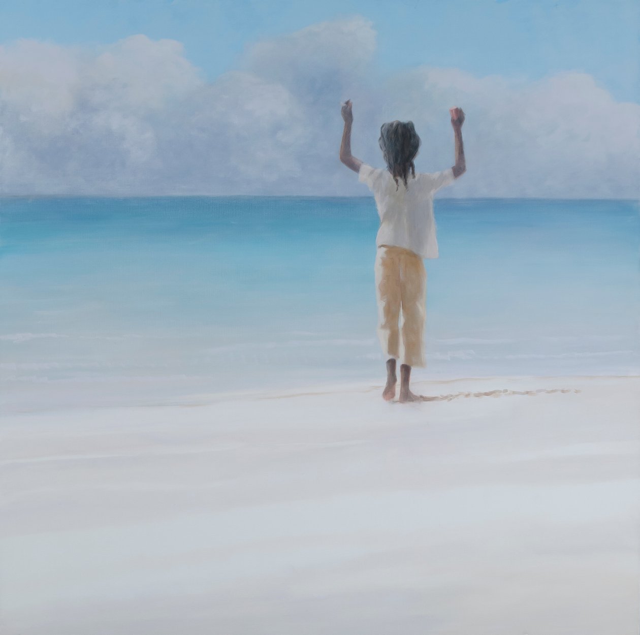 Rasta op het strand, 2012 door Lincoln Seligman