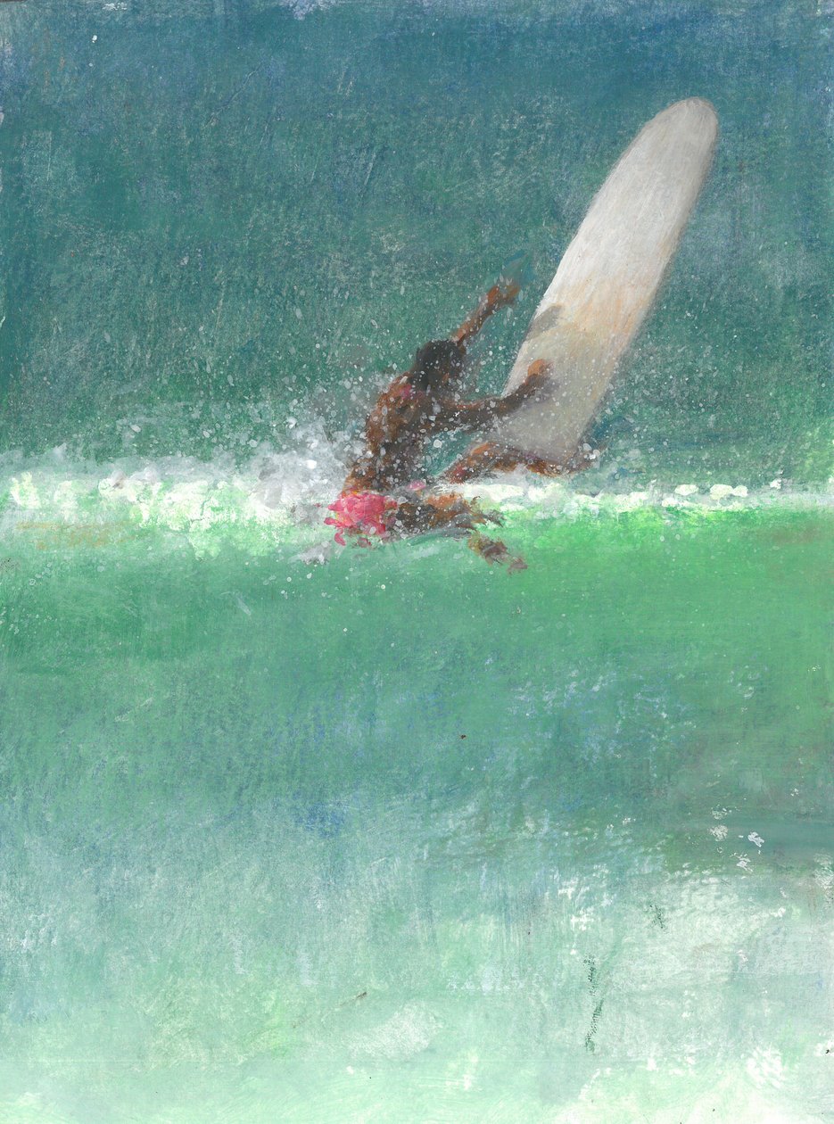 Surfen 1, Sri Lanka, 2015 door Lincoln Seligman