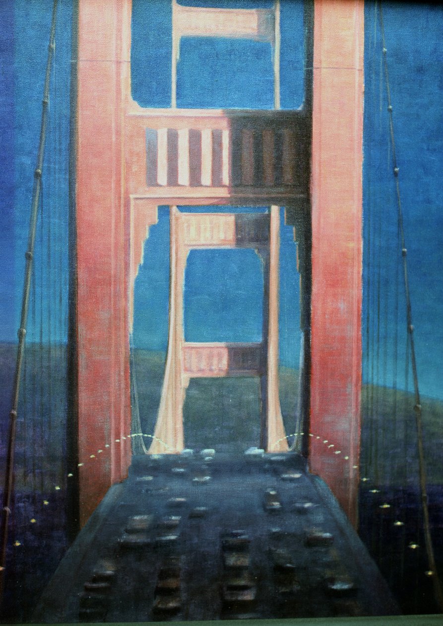 De Golden Gate Bridge, 1992 door Lincoln Seligman