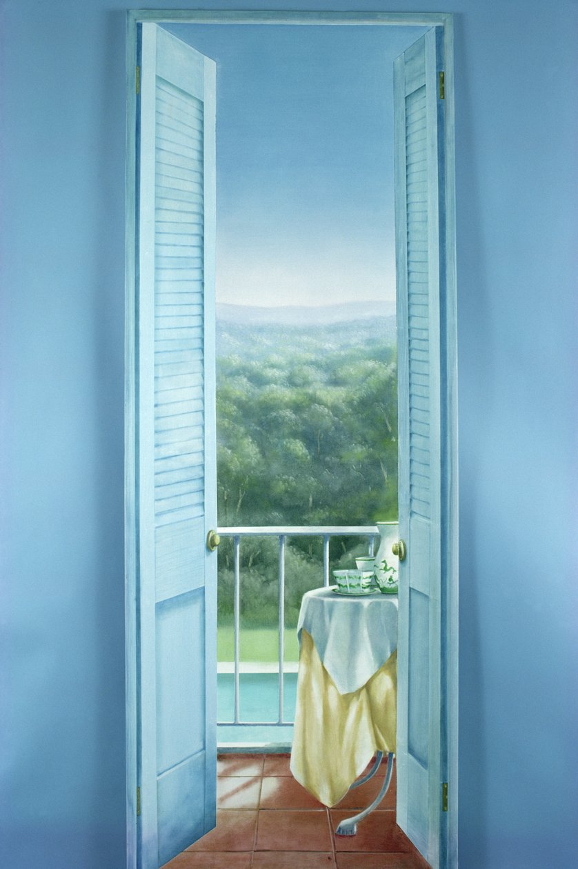 Ontbijt, St. Maxime door Lincoln Seligman