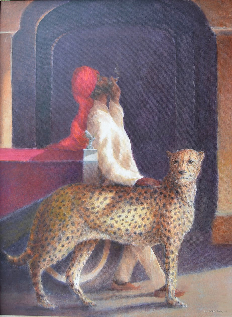 Chauffeur en cheetah door Lincoln Seligman