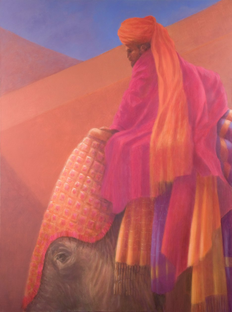 Mahout en Olifant door Lincoln Seligman