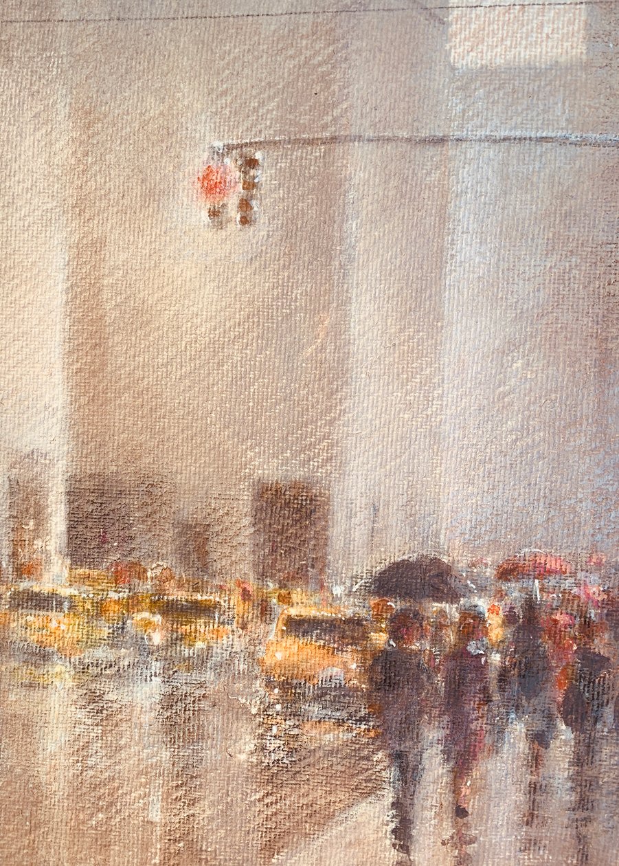 Regenachtig New York door Lincoln Seligman