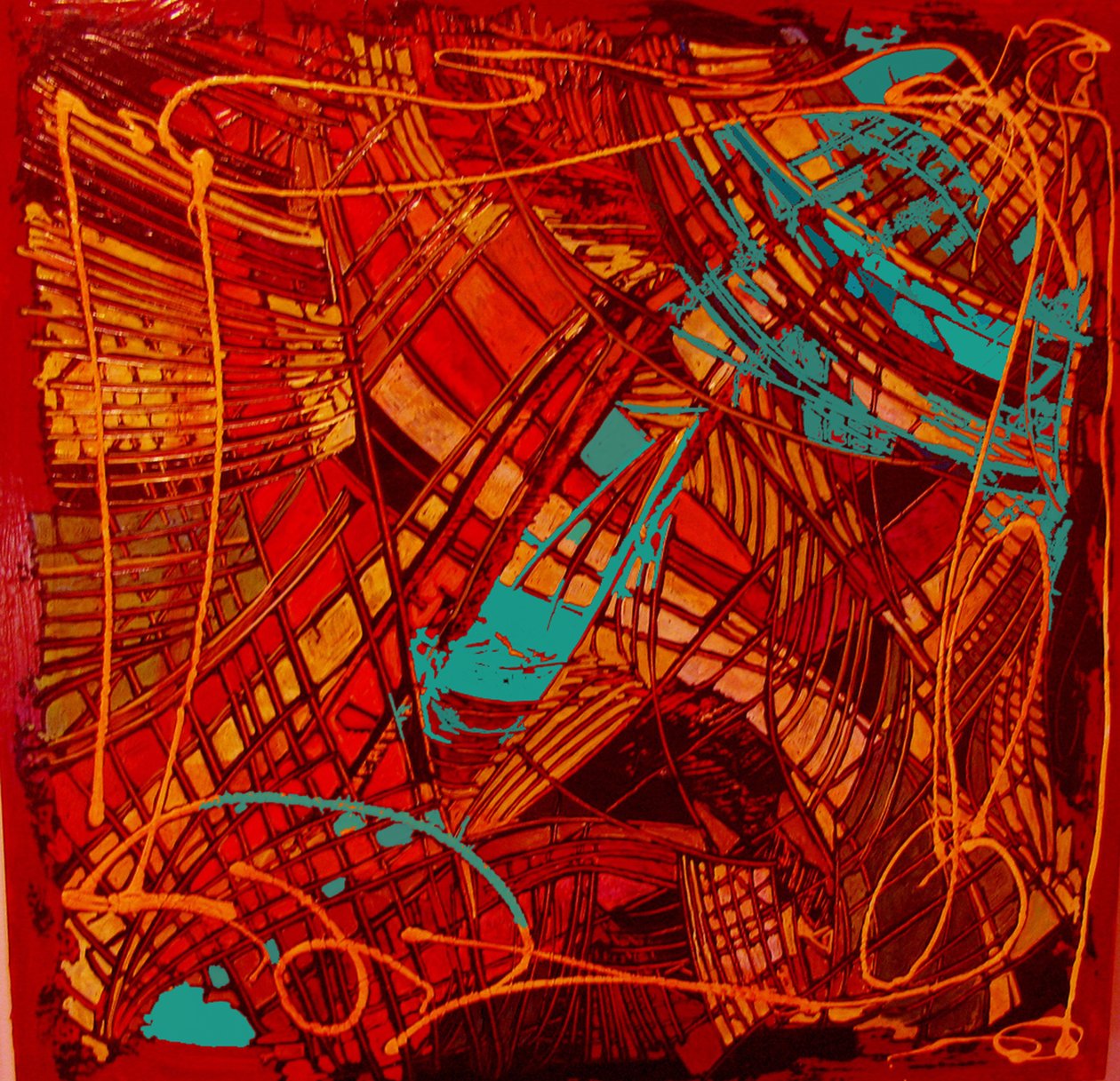 Glas in lood, 2012 (gemengd; gelaagd) door linda arthurs