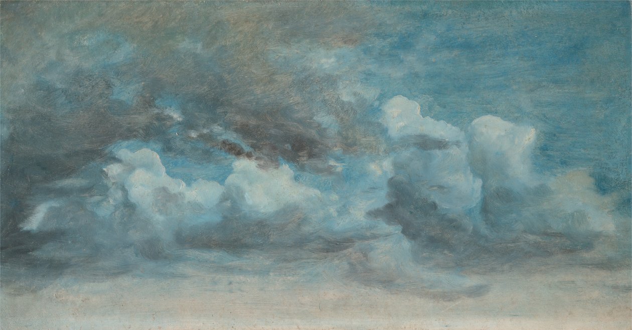 Wolkstudie, tussen 1849 en 1855 door Lionel Constable