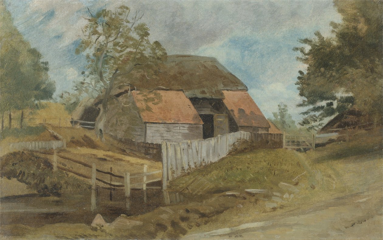 Oude Schuur door Lionel Constable