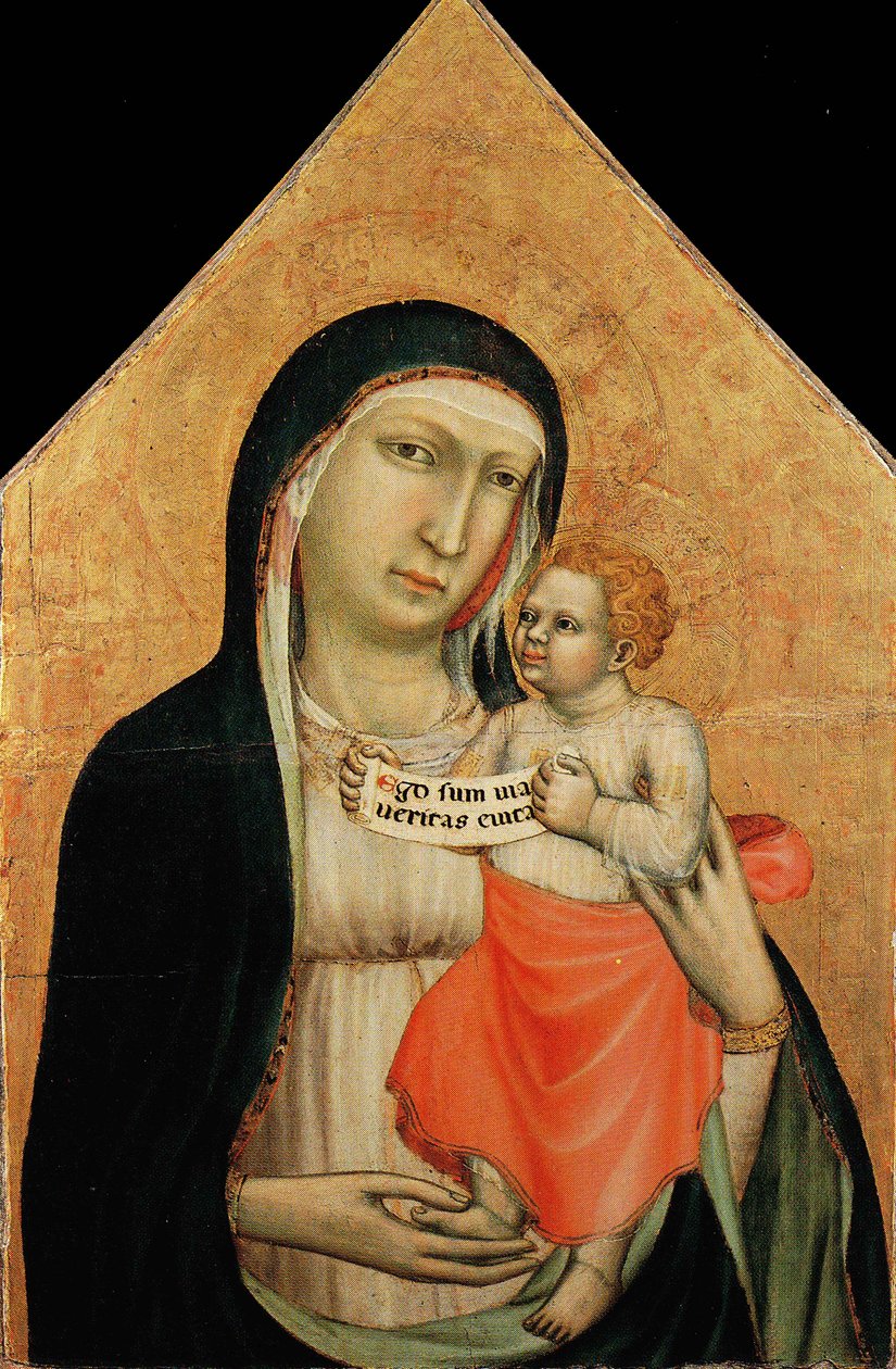 Madonna met kind (1310-1320) door Lippo di Benivieni