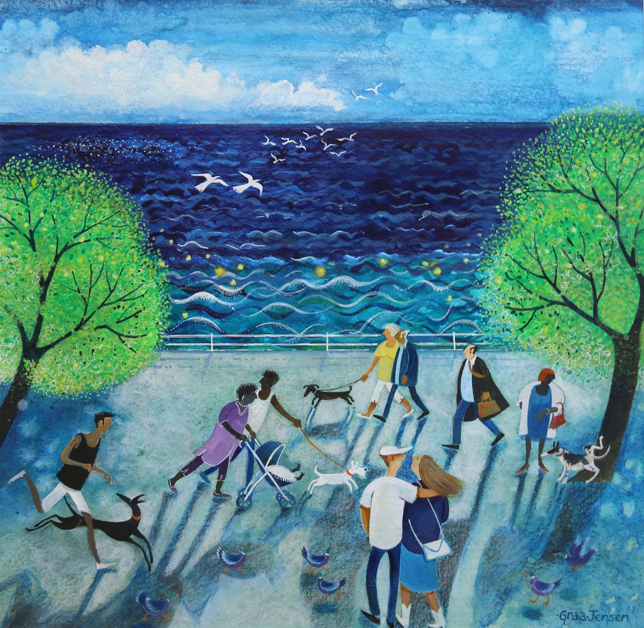 Aan Zee, 2021 door Lisa Graa Jensen