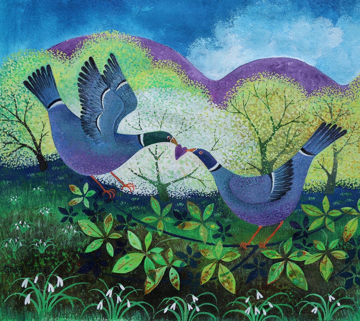 Liefdesvogels door Lisa Graa Jensen