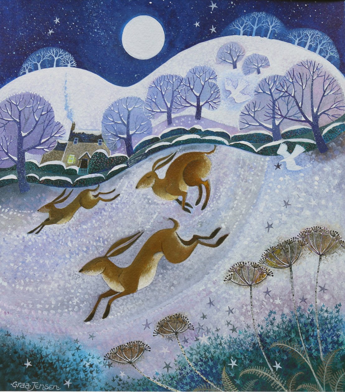 sneeuwhazen door Lisa Graa Jensen