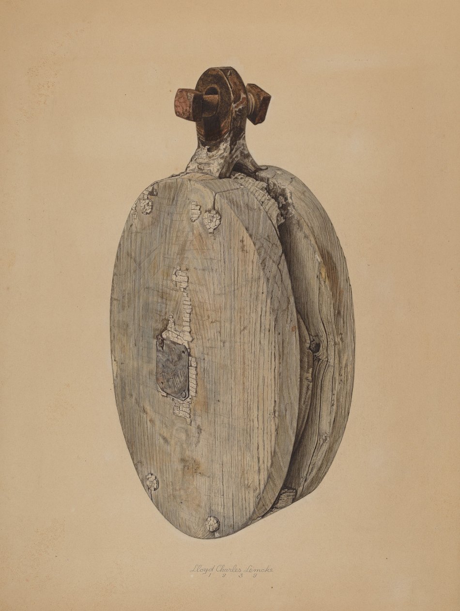 Halyard Block door Lloyd Charles Lemcke