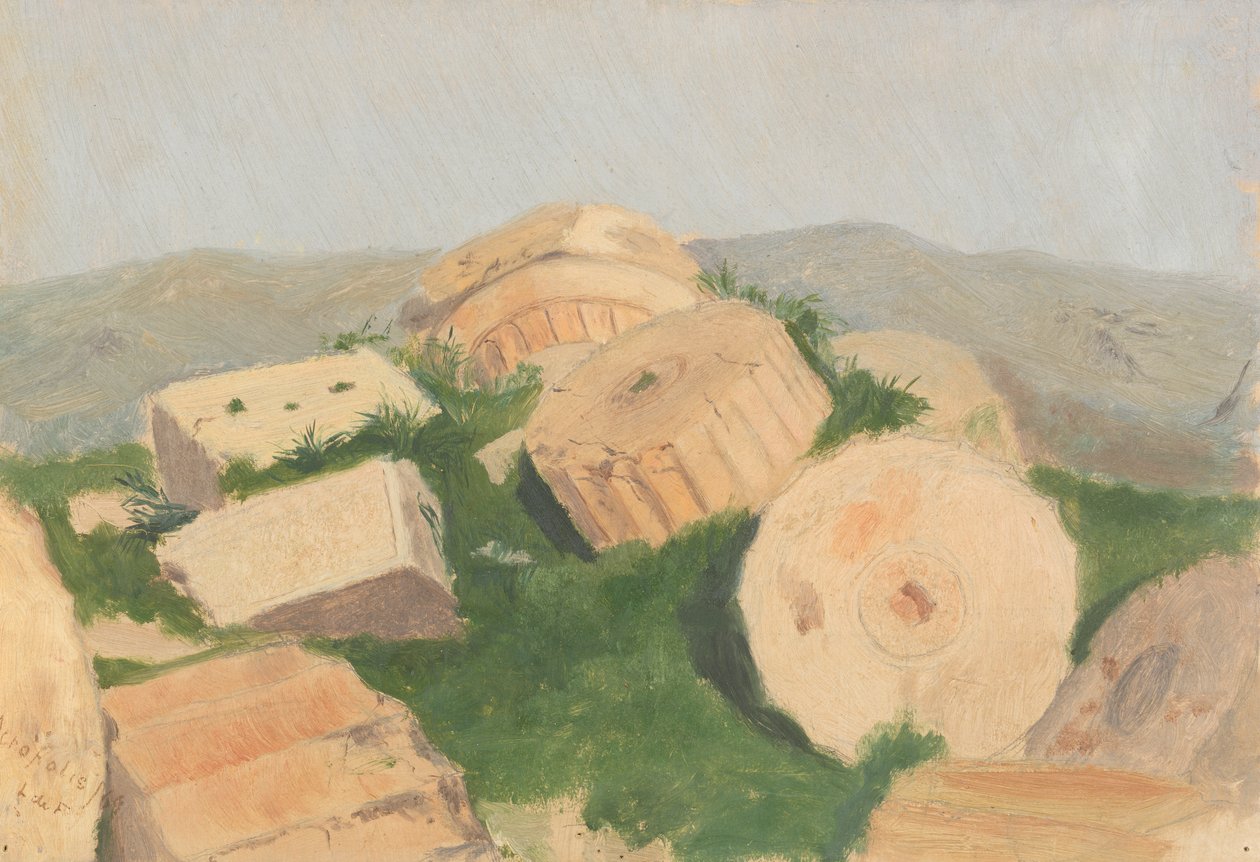 Gebroken Zuil, Parthenon, 1869 door Lockwood de Forest
