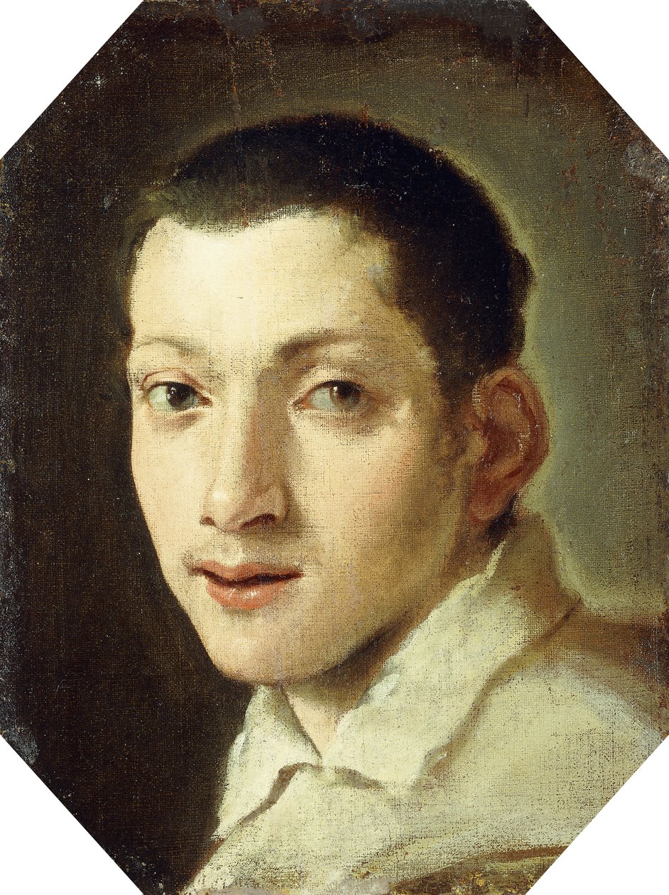 Hoofd van een jongeling door Lodovico Carracci