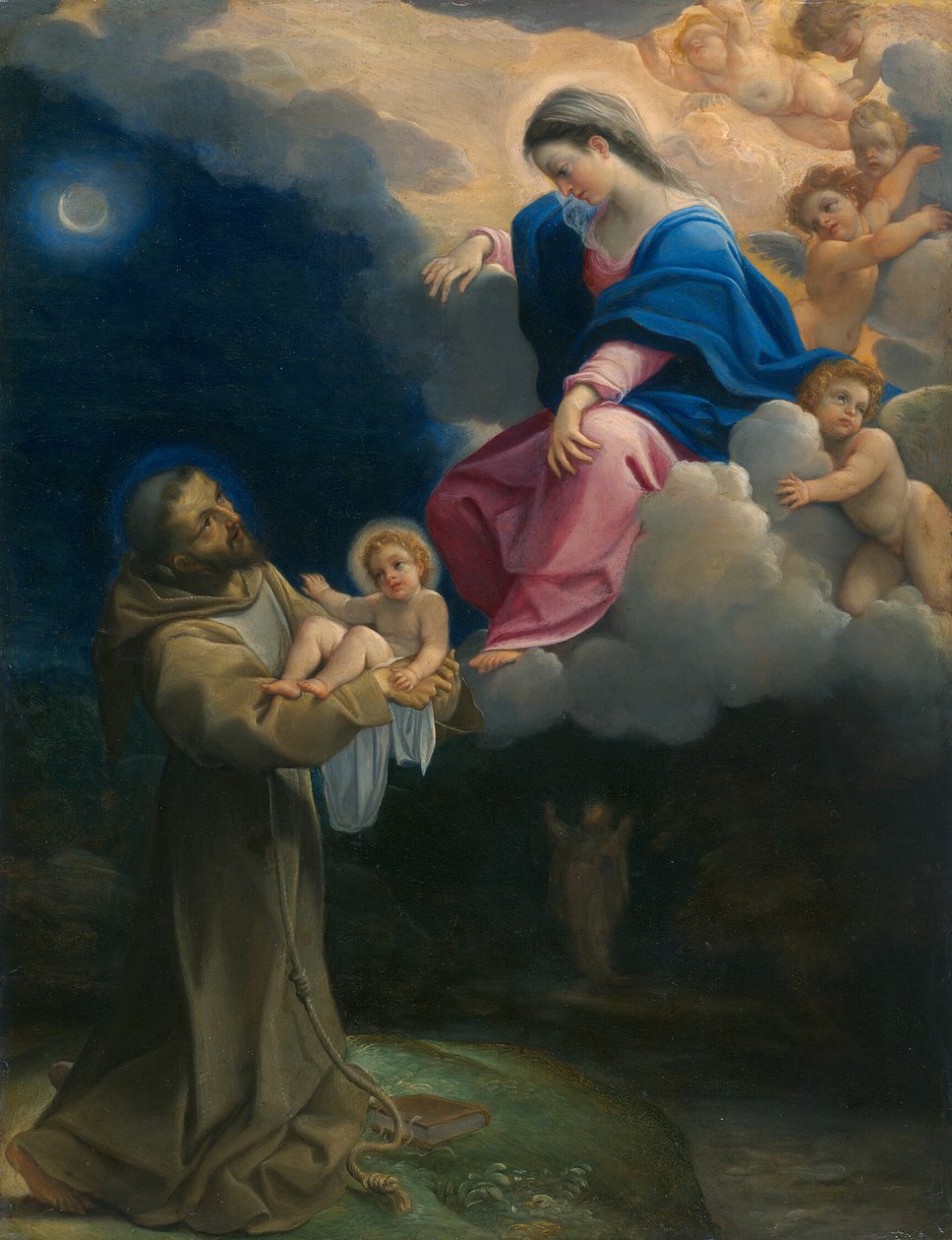 De visie van Sint Franciscus door Lodovico Carracci