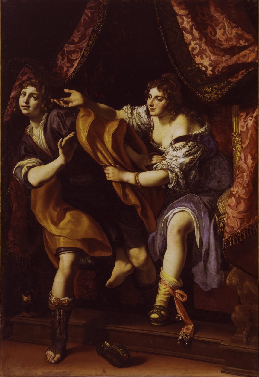 Jozef en de vrouw van Potifar, 1610 door Lodovico Cigoli
