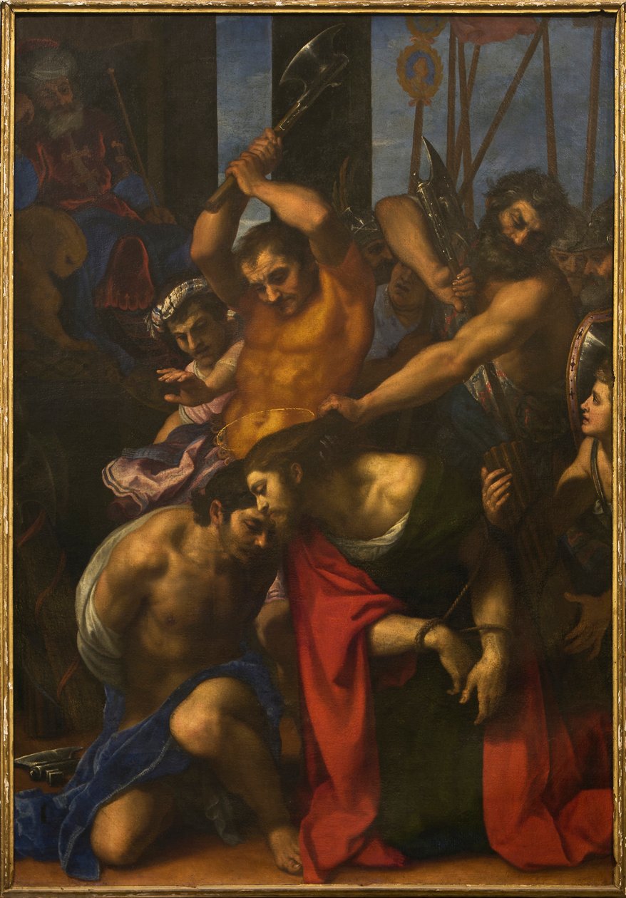 Martelaarschap van Sint Jacobus en Josiah, 1605 door Lodovico Cigoli