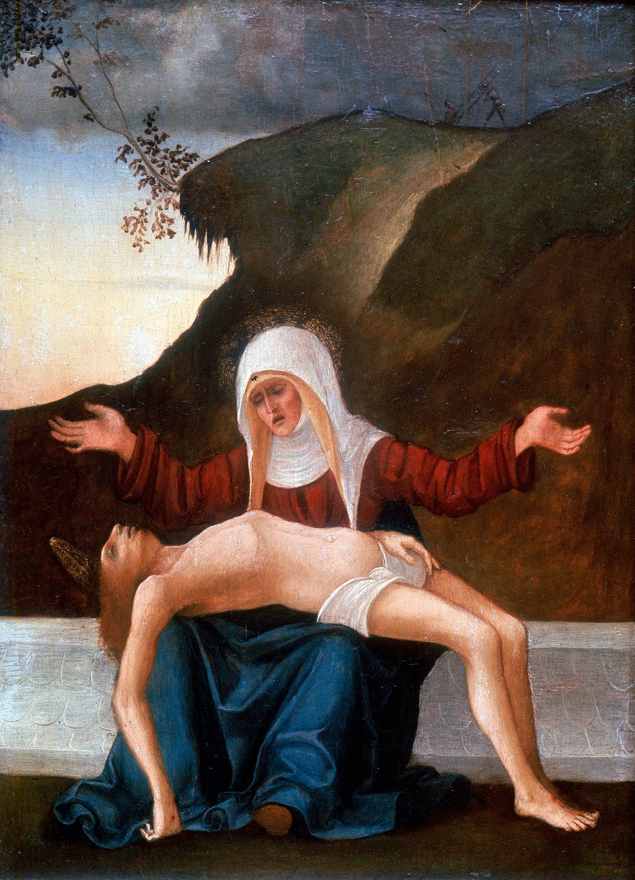 Pieta, begin 16e eeuw door Lodovico Mazzolini