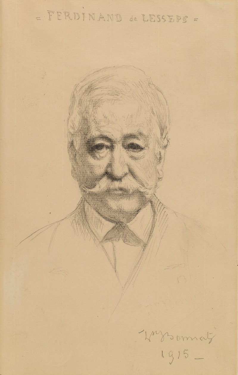Ferdinand De Lesseps door Léon Bonnat