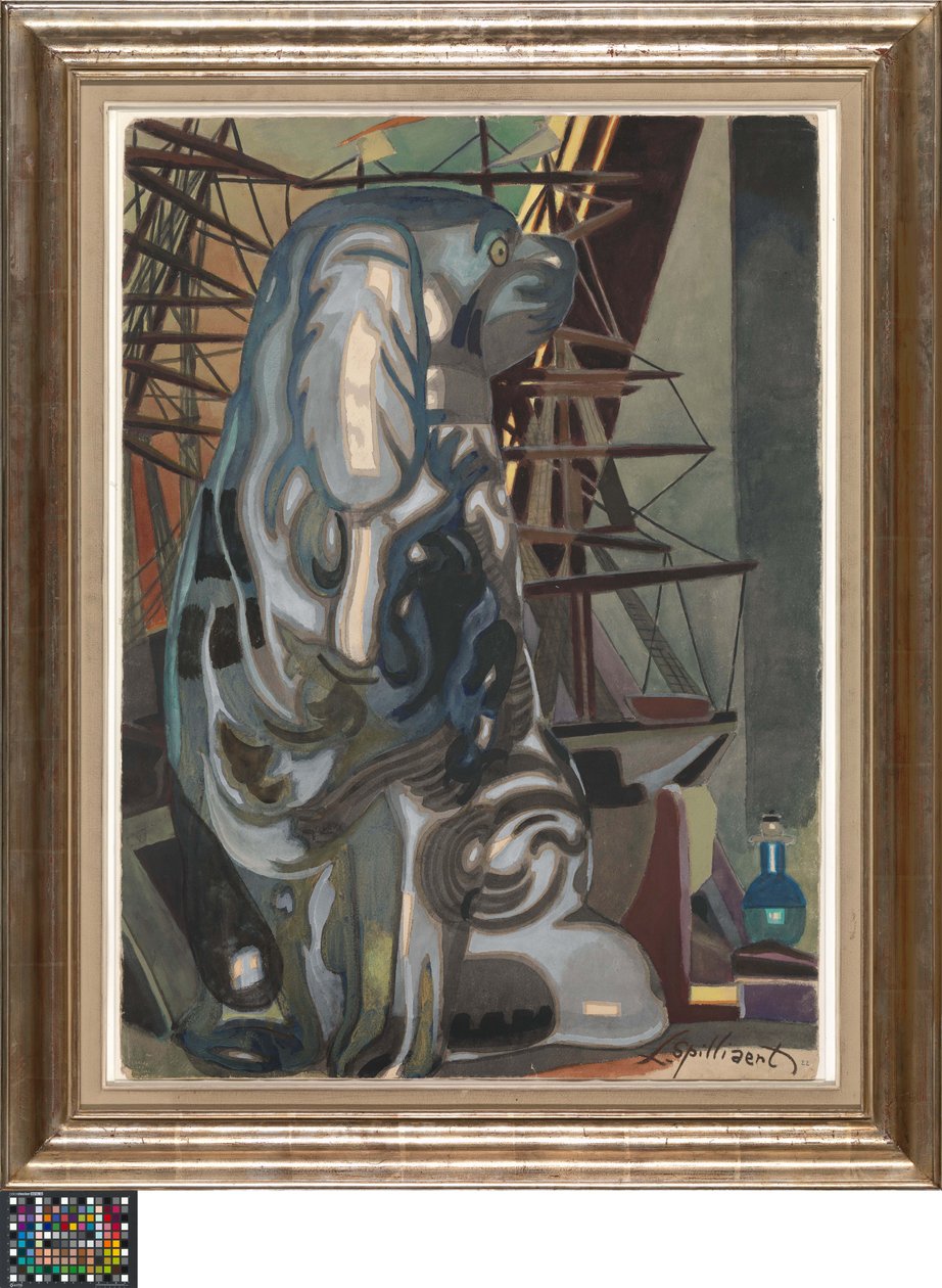 Dutch: De porseleinen hond door Leon Spilliaert