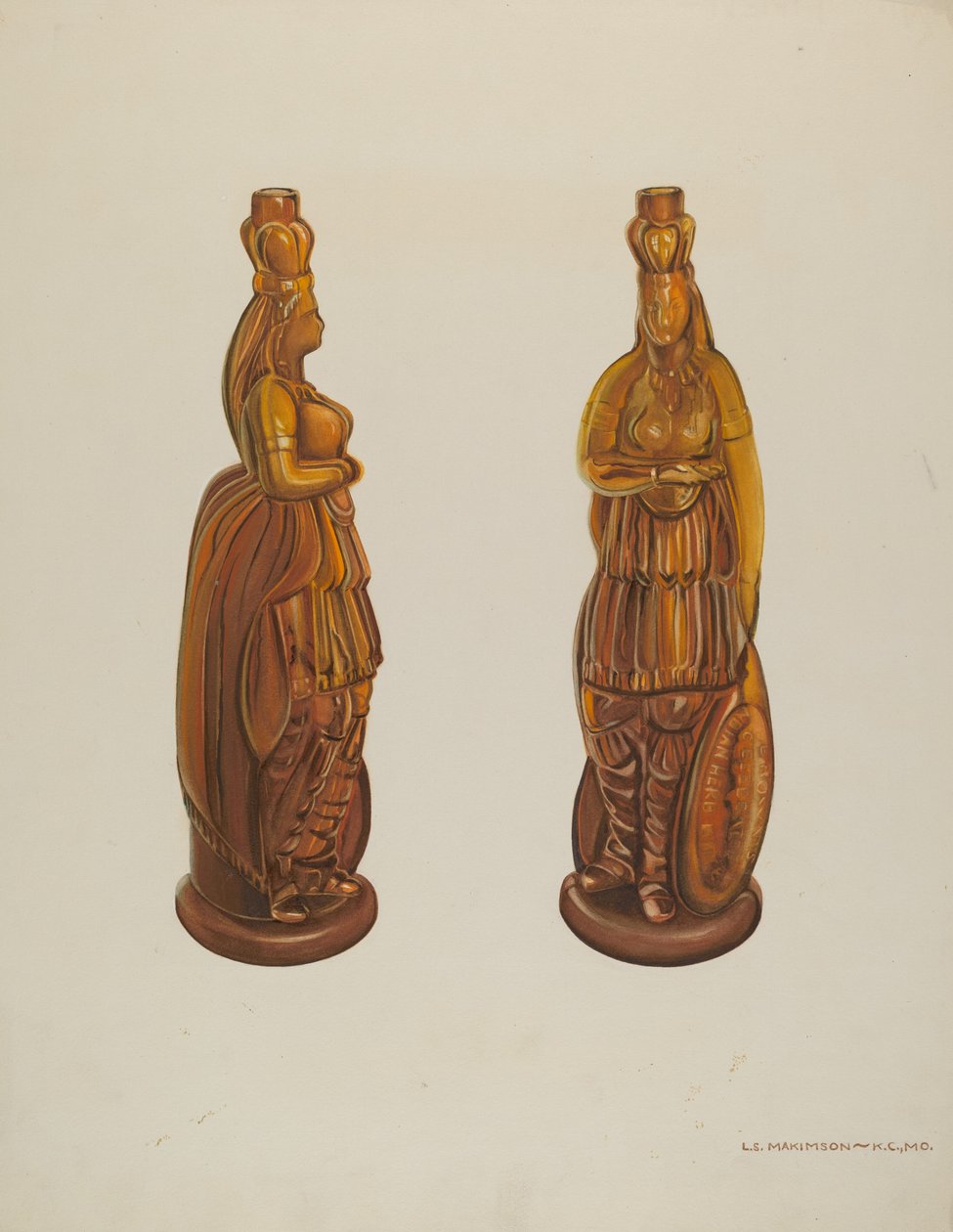 Indiaanse Fles (Medicijnfles) door Loraine Makimson