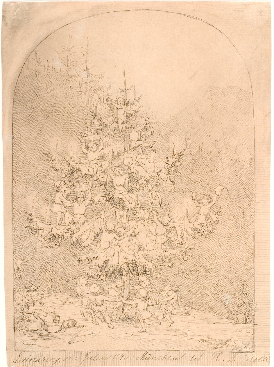 Kerstboom door Lorenz Frølich
