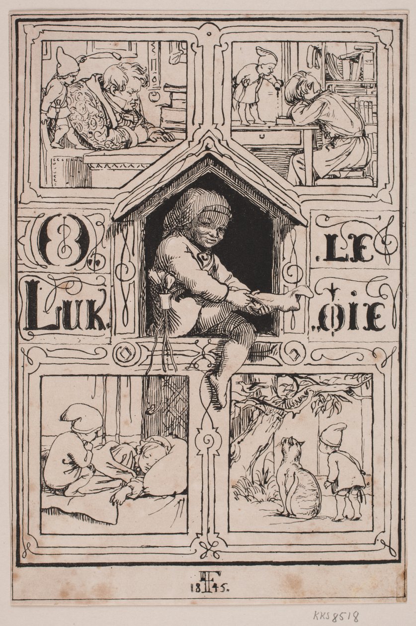 Ole Lukøje door Lorenz Frølich