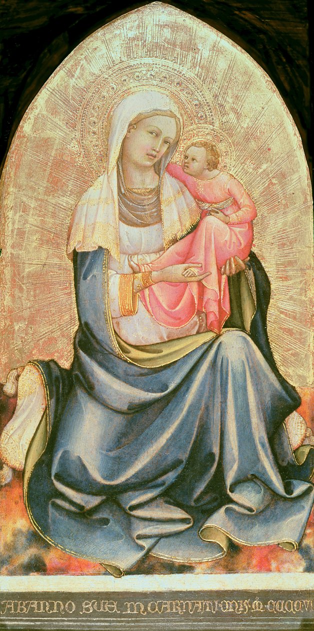 Madonna en Kind door Lorenzo Monaco