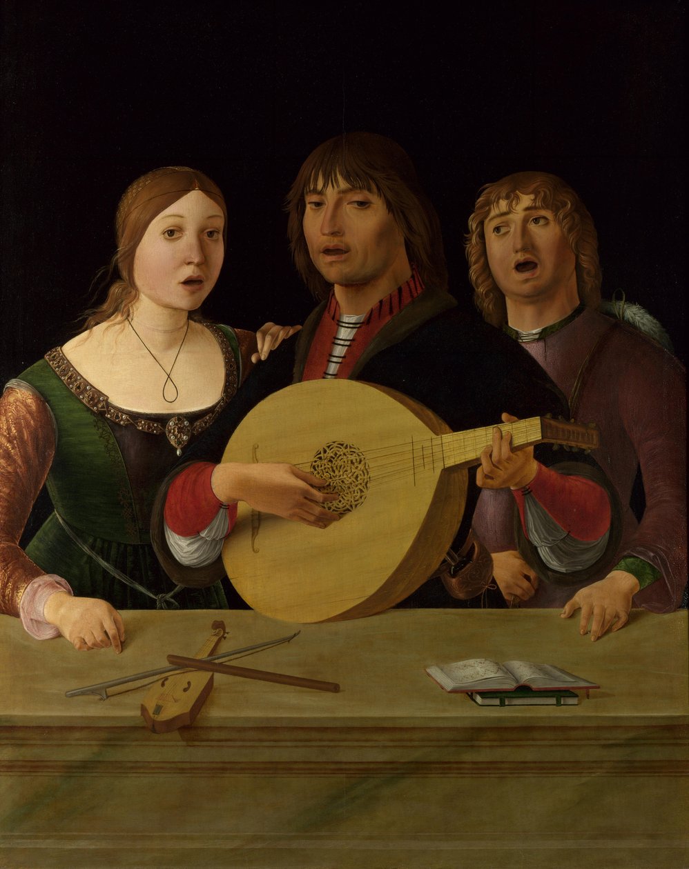 Een concert, ca. 1490 door Lorenzo Costa