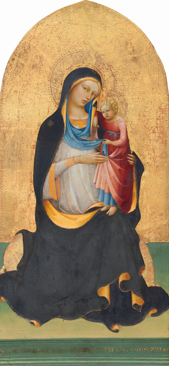 Madonna en Kind, 1413 door Lorenzo Monaco